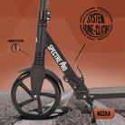 Apollo - Składana i regulowana hulajnoga miejska „Spectre” - Luksusowy Cityroller z podwójnym zawieszeniem - Czarny 2.0