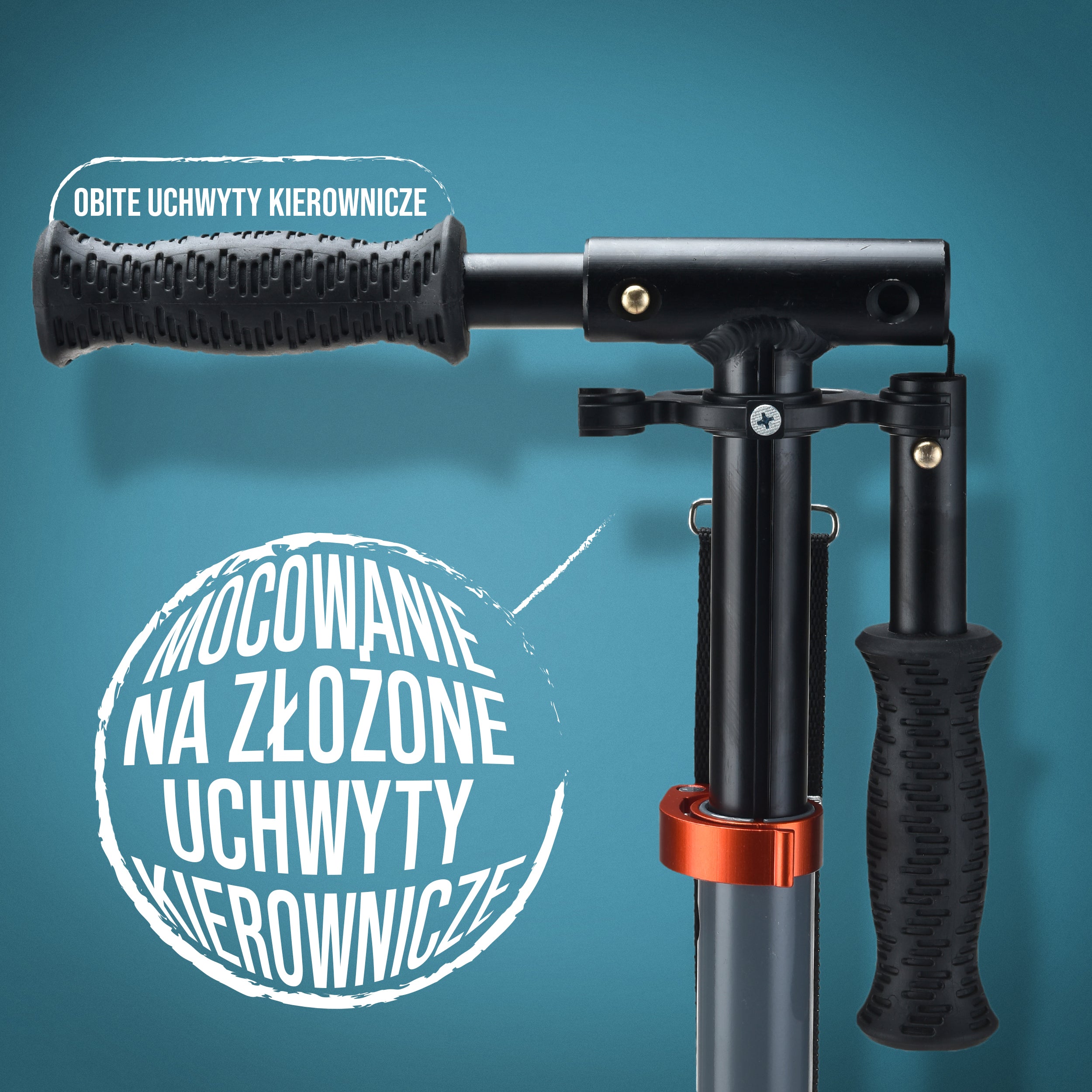 Apollo - Składana i regulowana hulajnoga miejska „Spectre” - Luksusowy Cityroller z podwójnym zawieszeniem - Szary Czerwony