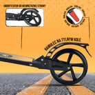 Apollo - Składana i regulowana hulajnoga miejska „Spectre” - Luksusowy Cityroller z podwójnym zawieszeniem - Czarny Złoty