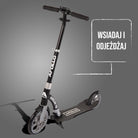 Apollo - Hulajnoga miejska Apollo „Hurricane” z amortyzacją - Czarny Srebrny