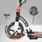 Apollo - Hulajnoga miejska Apollo „Hurricane” z amortyzacją - Czarny Srebrny