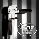 Apollo - Hulajnoga miejska Apollo „Hurricane” z amortyzacją - Czarny Srebrny