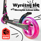 Apollo - Hulajnoga miejska z amortyzacją „Skyracer” składana, z regulowaną wysokością kierownicy koła 145mm - Wielokolorowy