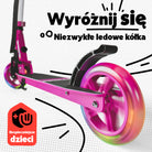 Apollo - Hulajnoga miejska z amortyzacją „Skyracer” składana, z regulowaną wysokością kierownicy koła 145mm - Berry