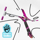 Apollo - Hulajnoga miejska z amortyzacją „Skyracer” składana, z regulowaną wysokością kierownicy koła 145mm - Berry