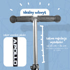 Apollo - Hulajnoga dla dzieci Apollo LED - w różnych kolorach - Funny Round