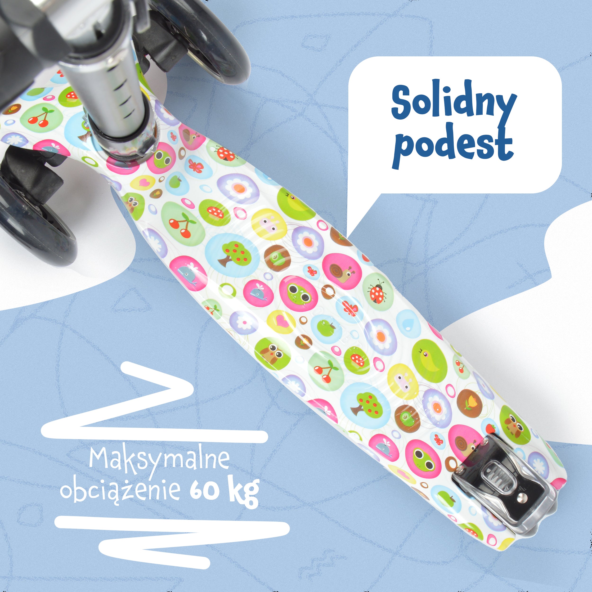 Apollo - Hulajnoga dla dzieci Apollo LED - w różnych kolorach - Funny Round