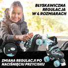 Apollo - Super Quad regulowane wrotki dla dzieci - turkus - L (39-42)