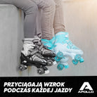 Apollo - Super Quad regulowane wrotki dla dzieci - czarny - L (39-42)