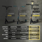 Apollo - Hulajnoga high-end stunt "Genesis Pro X Competition" z łożyskami ABEC 9 - Czarny Złoty