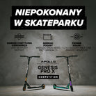 Apollo - Hulajnoga high-end stunt "Genesis Pro X Competition" z łożyskami ABEC 9 - Tęczowy