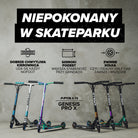 Apollo - High-end hulajnoga stunt "Genesis Pro X" z łożyskami ABEC 9 - Czarny Niebieski