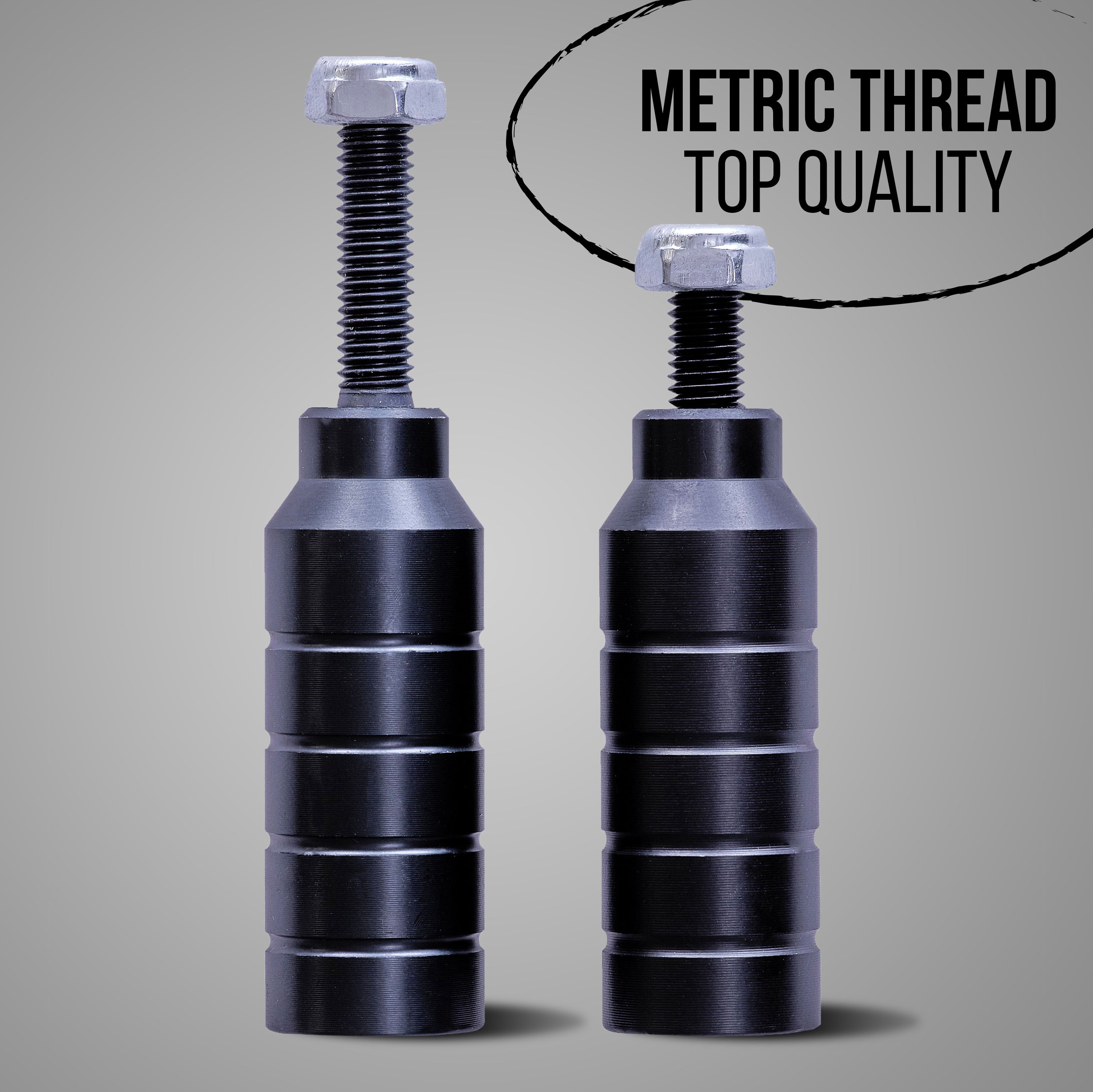 Apollo Funsport PL - Pegi do hulajnogi wyczynowej Apollo 13,5 x 2 cm, profesjonalne stalowe bolce antypoślizgowe -