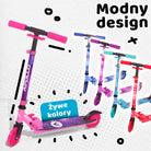 Apollo - Hulajnoga miejska„Moonracer” LED dla dzieci z amortyzacją - Stars