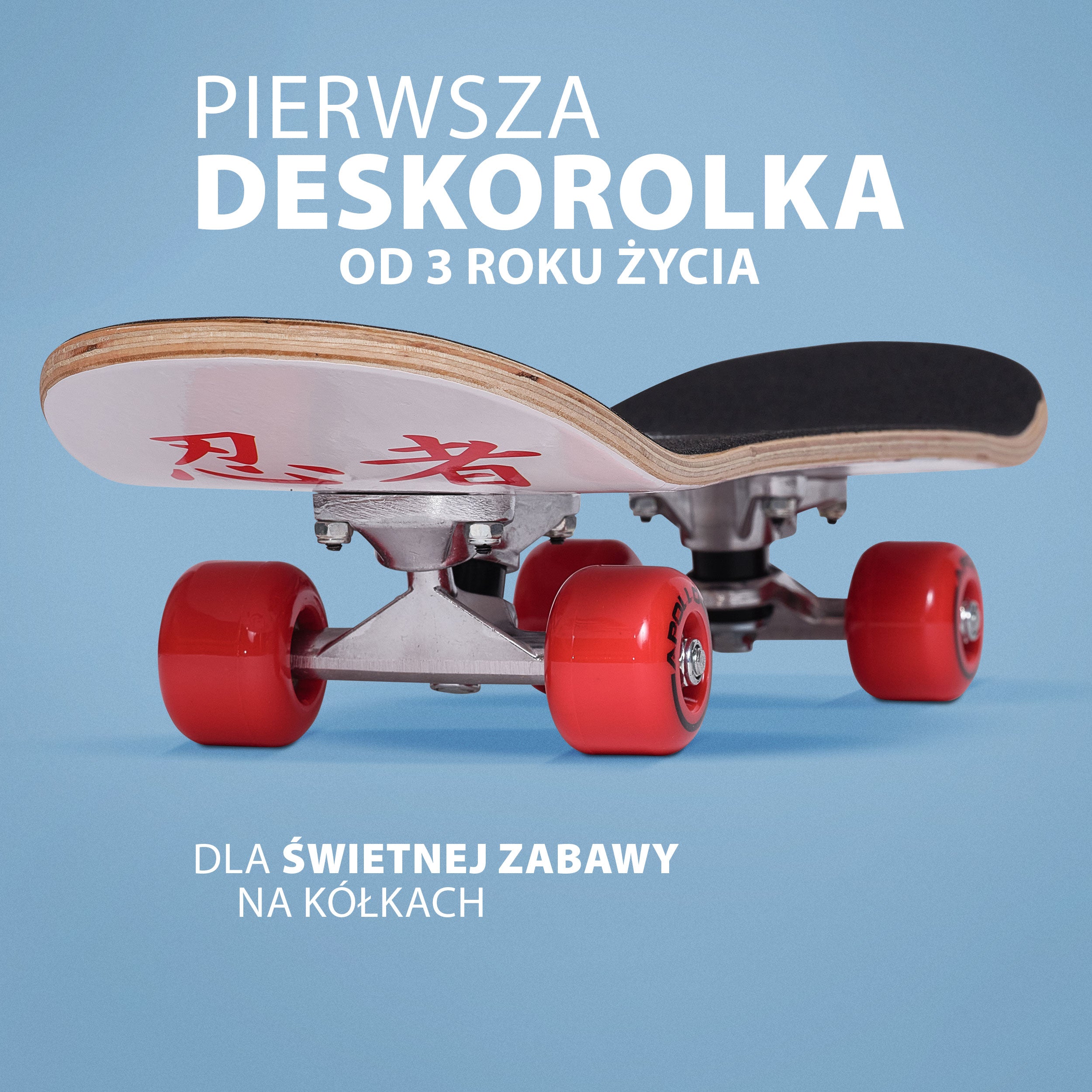 Apollo - Dziecięca deskorolka - "Ninja" - 61 cm - Ninja