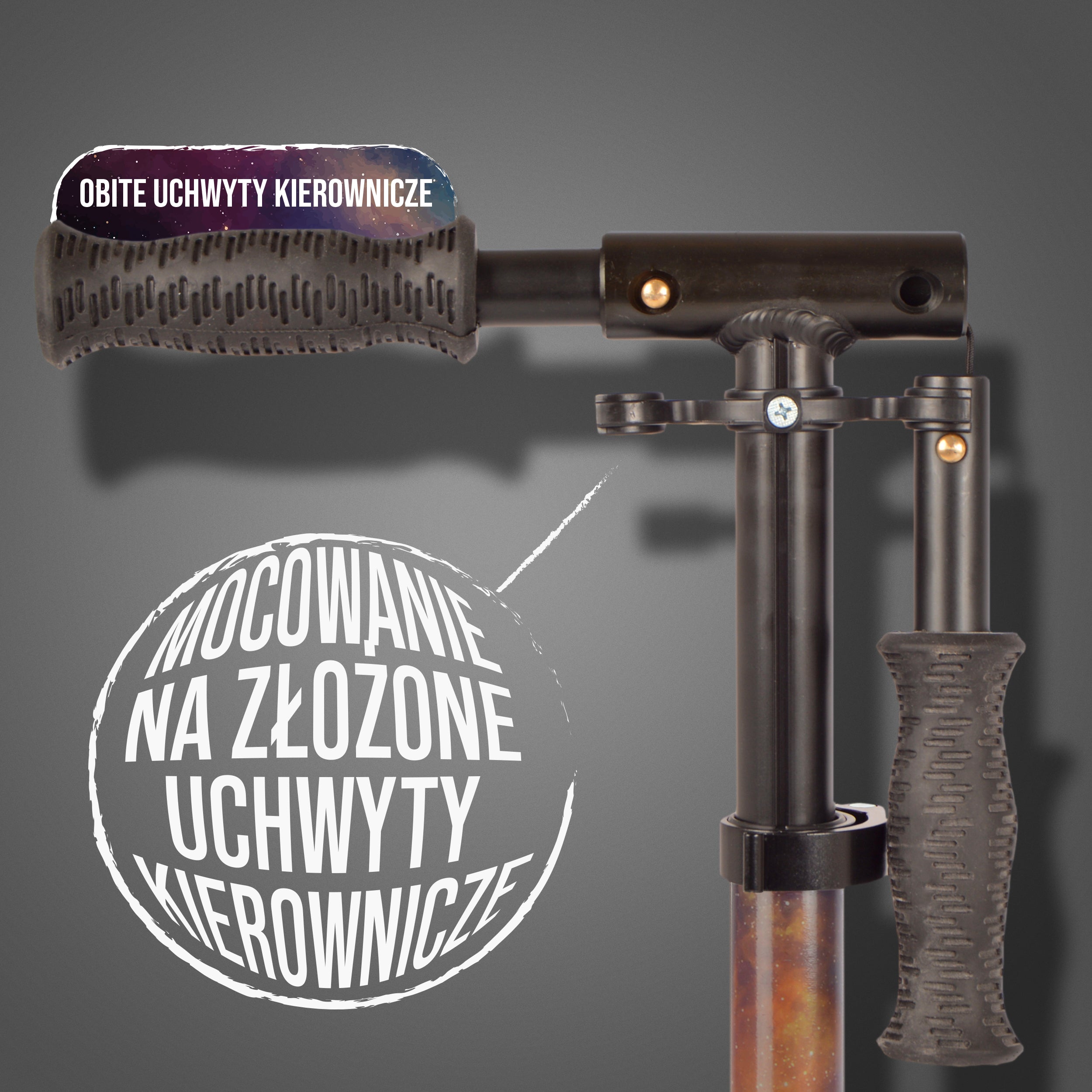 Apollo - Składana i regulowana hulajnoga miejska „Spectre” - Luksusowy Cityroller z podwójnym zawieszeniem - Galaxy