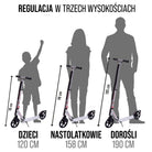 Apollo - Składana i regulowana hulajnoga miejska „Spectre” - Luksusowy Cityroller z podwójnym zawieszeniem - Galaxy