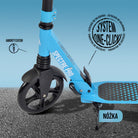 Apollo - Składana i regulowana hulajnoga miejska „Spectre” - Luksusowy Cityroller z podwójnym zawieszeniem - Niebieski