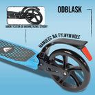 Apollo - Składana i regulowana hulajnoga miejska „Spectre” - Luksusowy Cityroller z podwójnym zawieszeniem - Niebieski