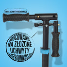 Apollo - Składana i regulowana hulajnoga miejska „Spectre” - Luksusowy Cityroller z podwójnym zawieszeniem - Niebieski