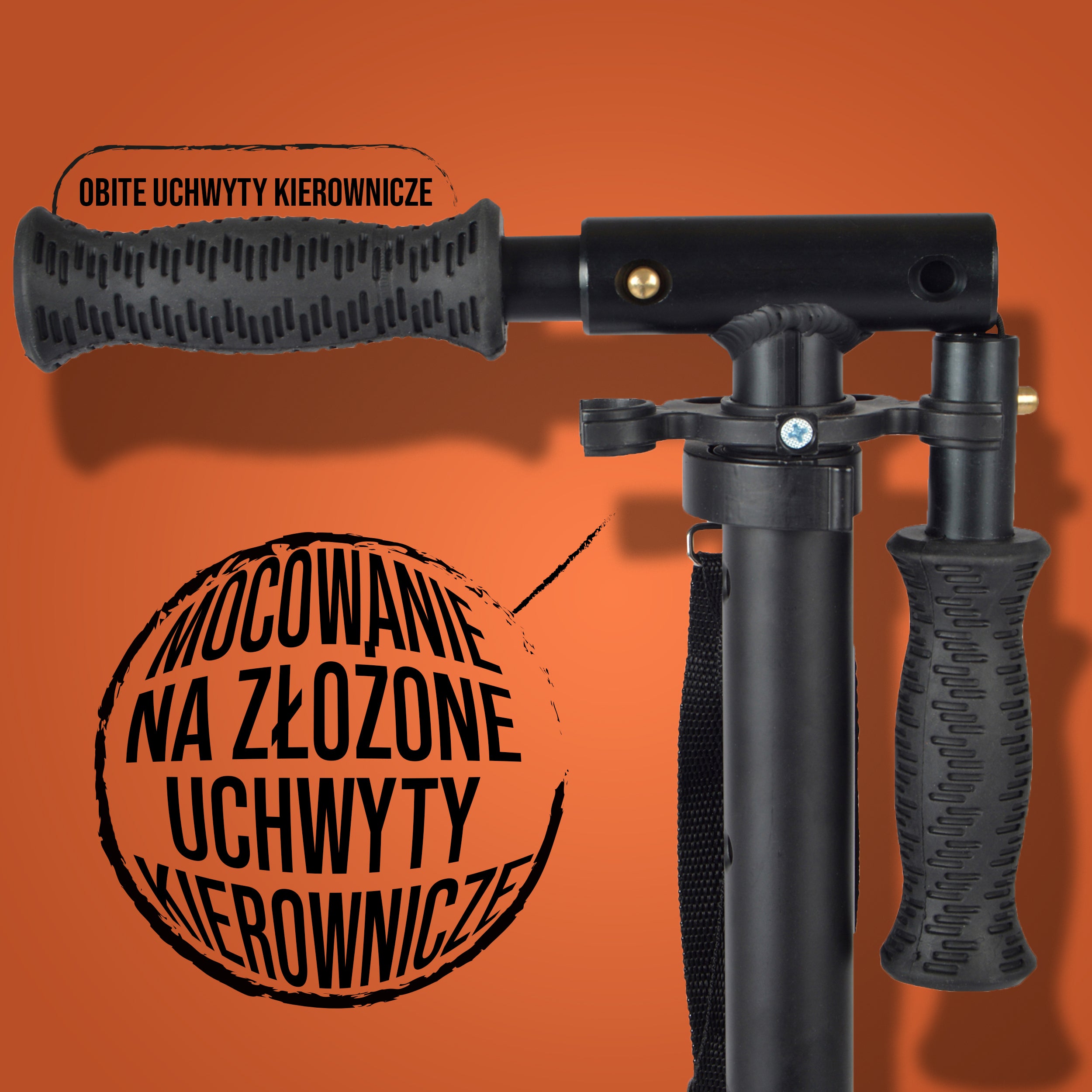 Apollo - Składana i regulowana hulajnoga miejska „Spectre” - Luksusowy Cityroller z podwójnym zawieszeniem - Pomarańczowy