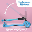 Apollo - Hulajnoga dla dzieci Apollo LED - w różnych kolorach - Niebieski