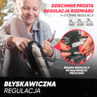 Apollo - Super Blade - Regulowane rolki - czerwony - L (39-42)