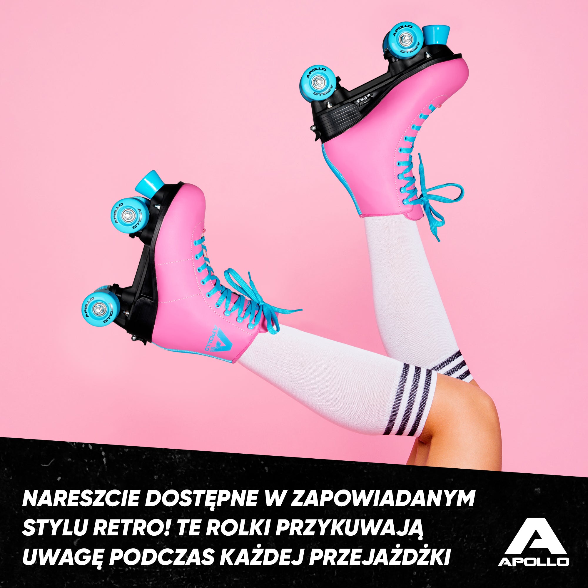 Apollo - Classic Roller wrotki dla dzieci i dorosłych - Funky - L (39-42)