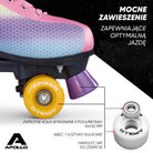 Apollo - Classic Roller wrotki dla dzieci i dorosłych - Dancing Queen - L (39-42)