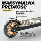 Apollo - Hulajnoga stunt „Genius Pro" - wytrzymała hulajnoga dla dzieci z łożyskami ABEC 9 - Czarny Złoty