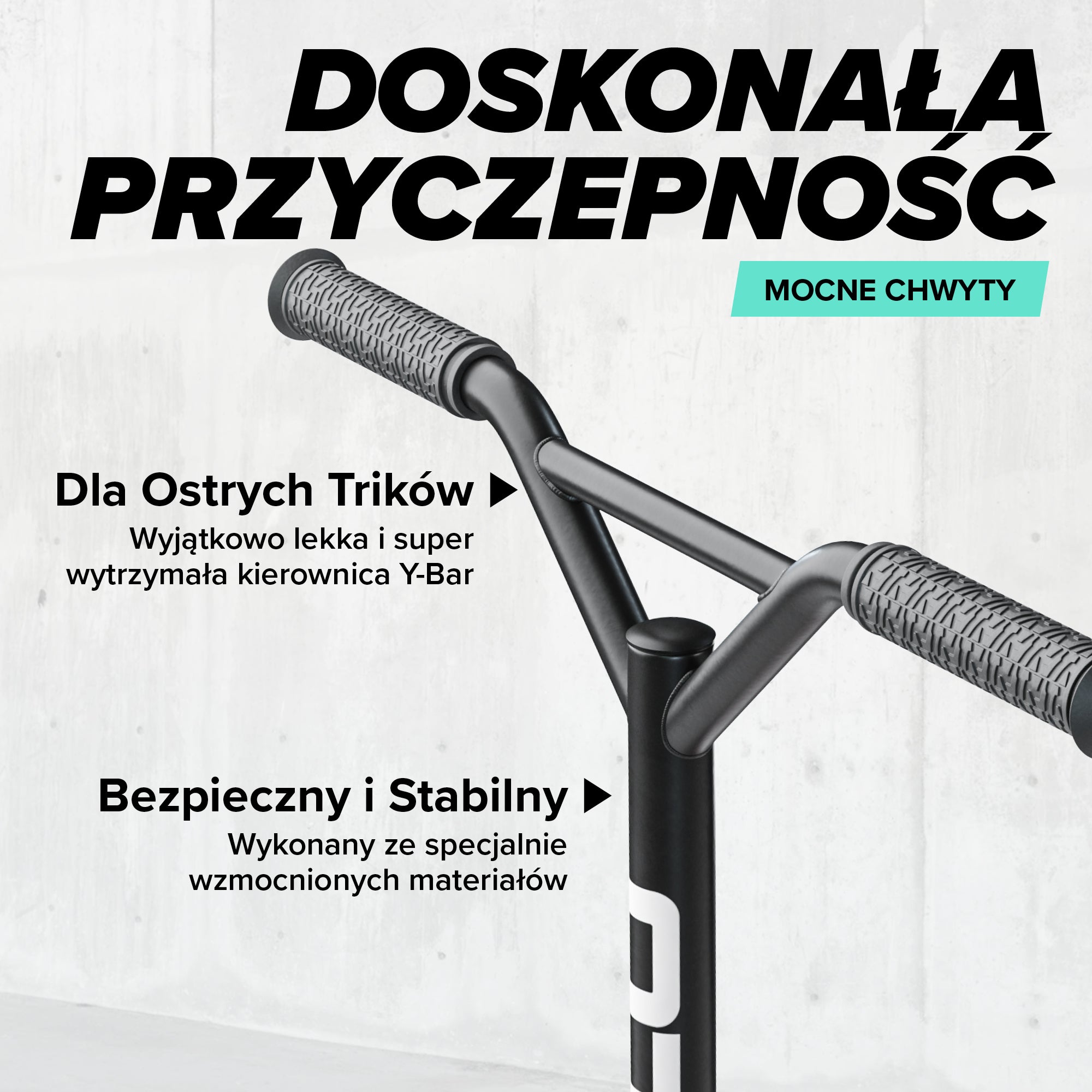 Apollo - Hulajnoga stunt „Genius Pro" - wytrzymała hulajnoga dla dzieci z łożyskami ABEC 9 - Czarny Zielony