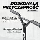 Apollo - Hulajnoga stunt „Genius Pro" - wytrzymała hulajnoga dla dzieci z łożyskami ABEC 9 - Czarny Srebrny