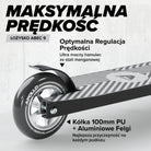 Apollo - Hulajnoga stunt „Genius Pro" - wytrzymała hulajnoga dla dzieci z łożyskami ABEC 9 - Czarny Srebrny