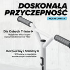 Apollo - Hulajnoga stunt „Genius Pro" - wytrzymała hulajnoga dla dzieci z łożyskami ABEC 9 - Biały Niebieski