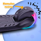 Apollo - Hulajnoga dla dzieci "KidsPro4" składana hulajnoga LED - Czarny
