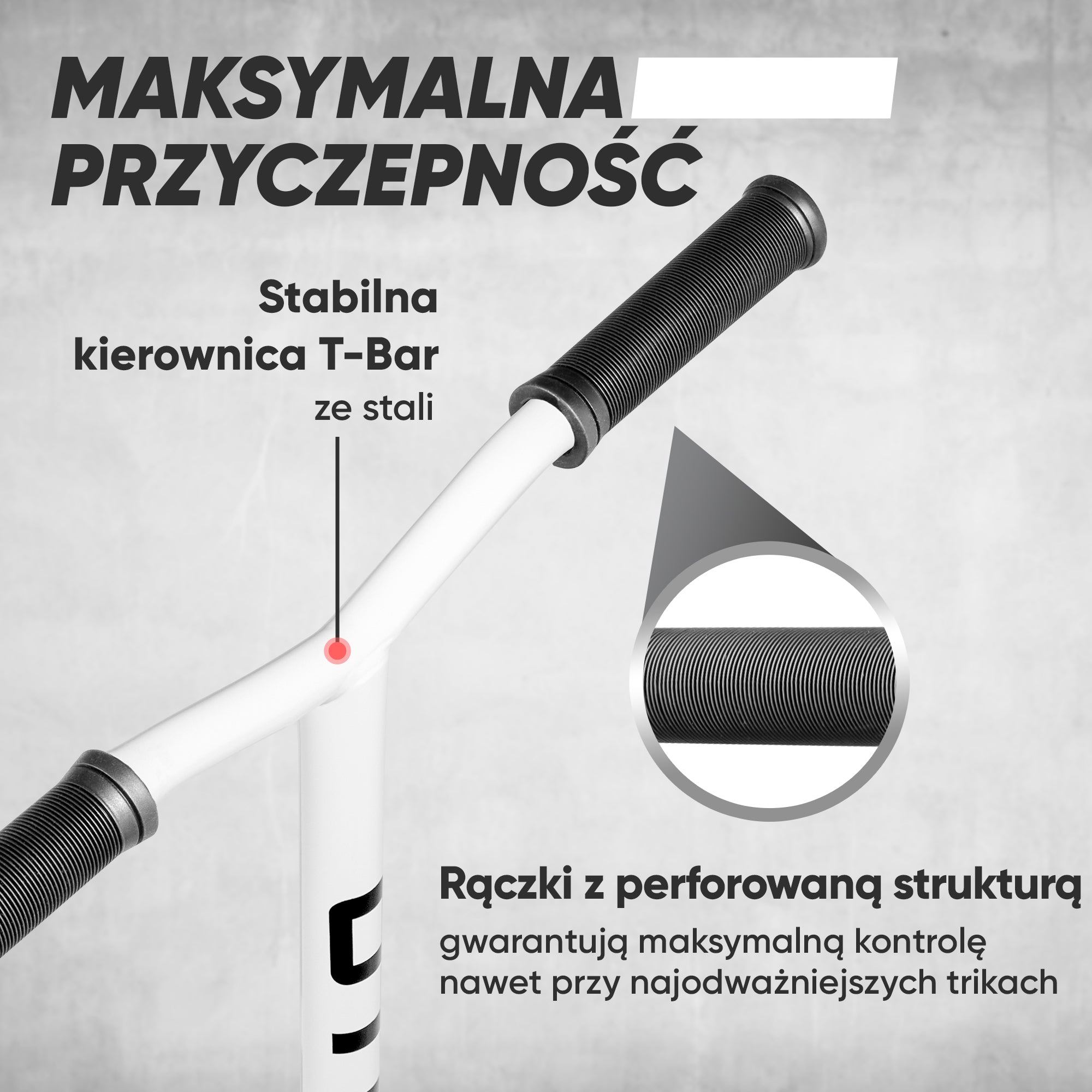 Apollo - Hulajnoga stunt "Star Pro" wysokiej jakości anodowana profesjonalna hulajnoga stunt - Biały Złoty