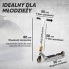 Apollo - Hulajnoga stunt "Star Pro" wysokiej jakości anodowana profesjonalna hulajnoga stunt - Biały Złoty