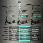 Apollo - High-end hulajnoga stunt "Genesis Pro X" z łożyskami ABEC 9 - Miętowy Złoty