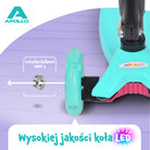 Apollo - Hulajnoga dla dzieci Apollo LED - w różnych kolorach - Jasnoturkusowy