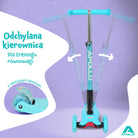 Apollo - Hulajnoga dla dzieci Apollo LED - w różnych kolorach - Jasnoturkusowy