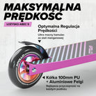 Apollo - Hulajnoga stunt „Genius Pro" - wytrzymała hulajnoga dla dzieci z łożyskami ABEC 9 - Tęczowy