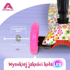 Apollo - Hulajnoga dla dzieci Apollo LED - w różnych kolorach - Pink Flower