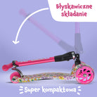 Apollo - Hulajnoga dla dzieci Apollo LED - w różnych kolorach - Pink Flower