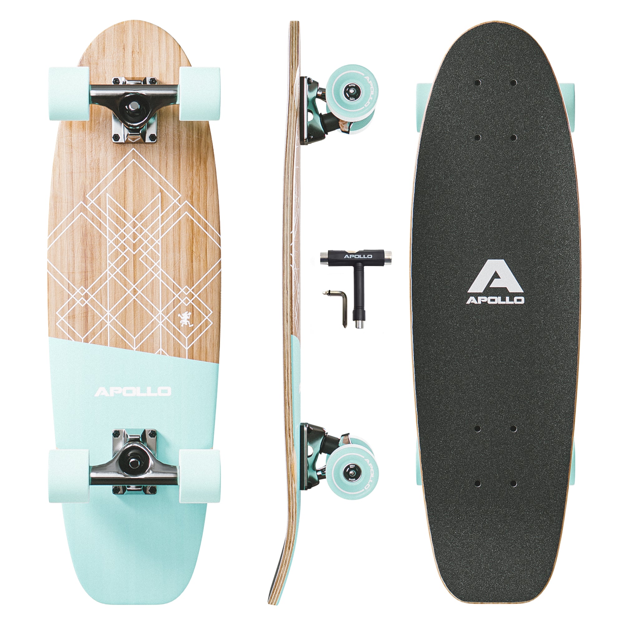 Apollo - Mini-Longboard - "Savaii Midi" - 27" Midi Cruiser -