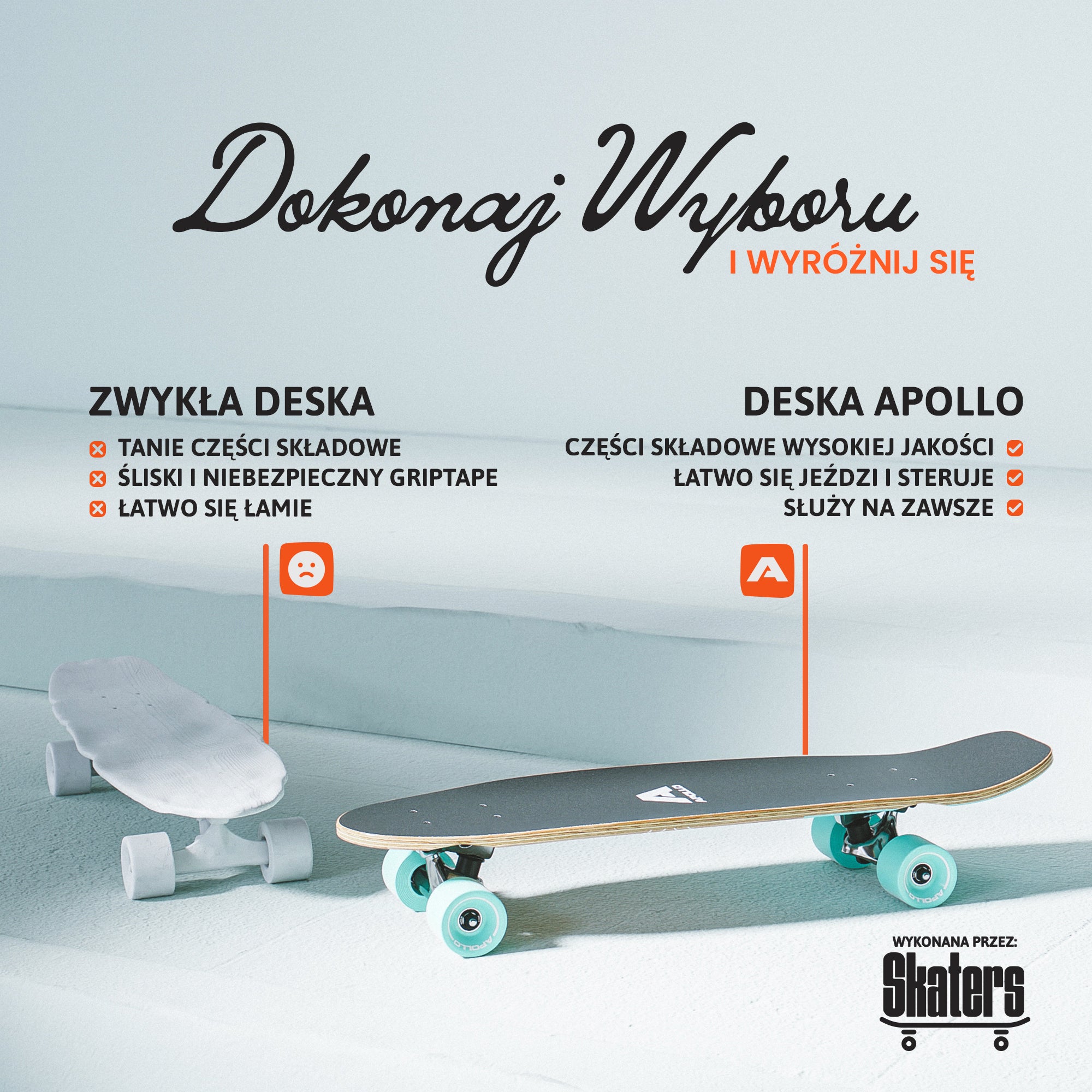 Apollo - Mini-Longboard - "Savaii Midi" - 27" Midi Cruiser -