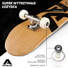 Apollo - Skateboard - "A&A" - 7-warstwowa drewniana deska kompletna z łożyskami ABEC 7 -