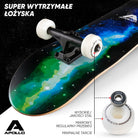 Apollo - Skateboard - "Galaxy" - 7-warstwowa drewniana deska kompletna z łożyskami ABEC 7 -