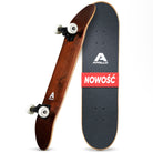 Apollo - Skateboard - "Plain Wood" - 7-warstwowa drewniana deska kompletna z łożyskami ABEC 7 - Wood