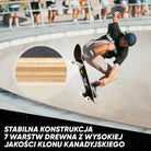 Apollo - Skateboard - "Cat" - 7-warstwowa drewniana deska kompletna z łożyskami ABEC 7 -