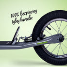 Apollo - Retro hulajnoga Paradise z oponami pneumatycznymi 12,5 cala - Szary